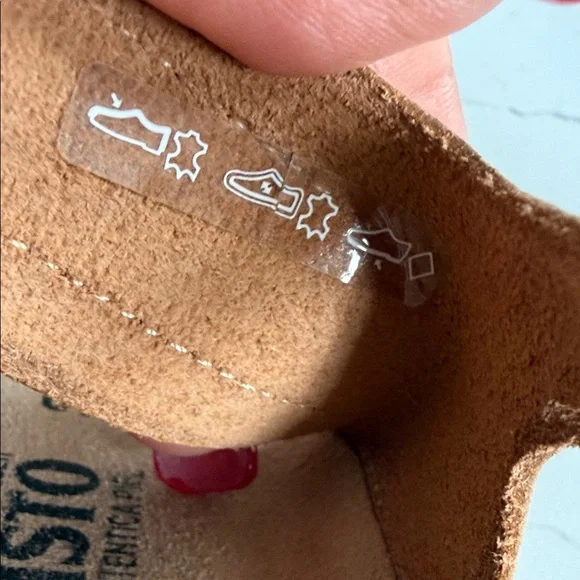 Mephisto Brown Leather Slingback Sandals - Picture 7 of 9